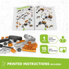 Engino Discovering STEM Solar Power Kit – Hands-On Renewable Energy Learning Set for Kids, 16 Solar-Powered Models, STEM Education Toy for Kids 9+