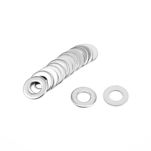 Stainless Steel Metric Flat Washers (10 Pack) M8