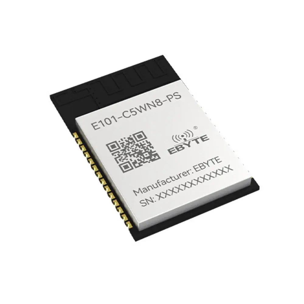E101-C5WN8-PS ESP32-C5 dual-band WiFi module High performance 2.4&amp;5GHz WiFi module Compliant with WiFi-6 protocol and Bluetooth 6.0 protocol standards
