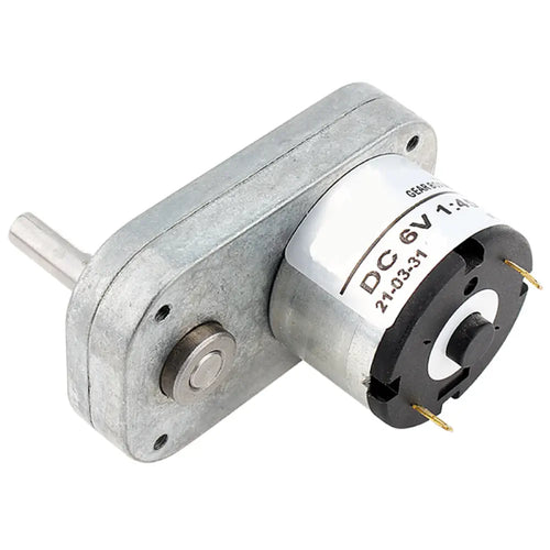 Micro Flat Spur Gear Motor, Parallel Shaft Gear Motor, 6V, 25RPM