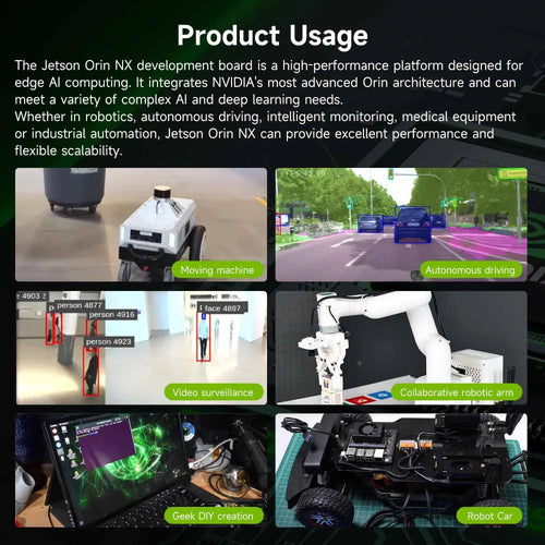 Jetson Orin NX SUB Developer Kit with 16GB RAM Based On NVIDIA Core Module For ROS AI Deep Learning(16GB-Developer Kit)