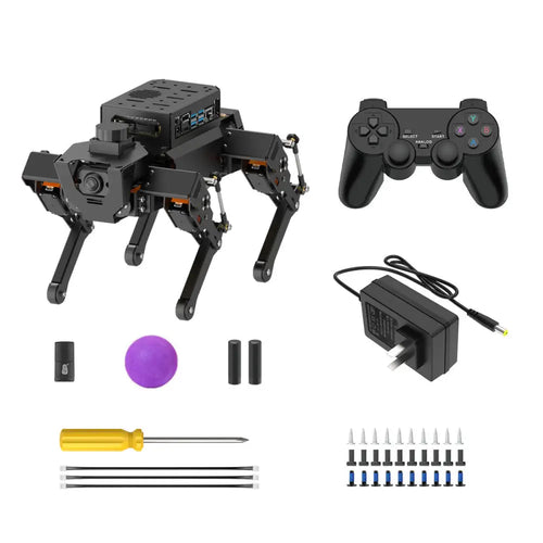 ROSPug Quadruped Bionic Robot Dog Powered by Jetson Nano ROS Open Source Python Programming