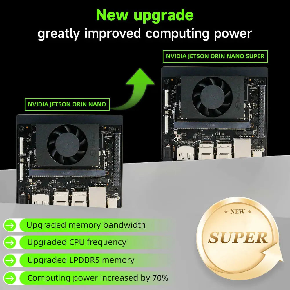 Jetson Orin Nano SUPER Development Board 4GB RAM based on NVIDIA Core Module for AI Deep Learning-Dev kit without SSD