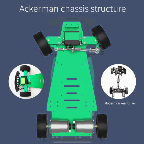 Yahboom AI ROS Robot Car kit Autopilot Training Ackerman Structure Python Programming(R2L Standard Ver Without Jetson Nano B01 Board)