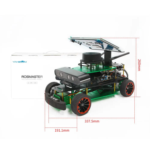 Yahboom Rosmaster R2 ROS2 Robot w/ Ackermann Structure (Jetson Standard Version w/o Board)