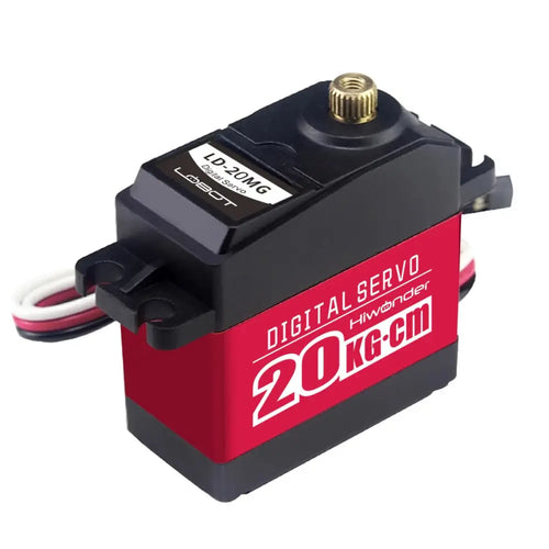 Hiwonder LD 20MG Full Metal Gear Digital Servo w/ 20kg High Torque Aluminium Case