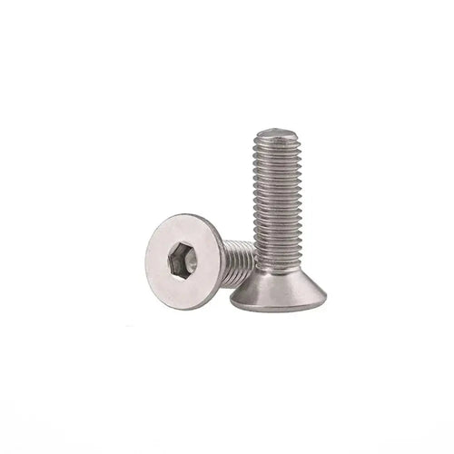 Stainless Steel Metric Thread Flat Head Cap Screw (10 Pack) M6 - 60 MM