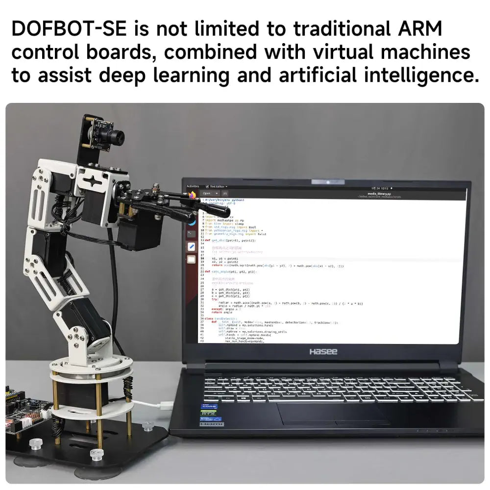 DOFBOT SE AI Vision Robotic Arm with ROS2 Python Programming (Virtual ...