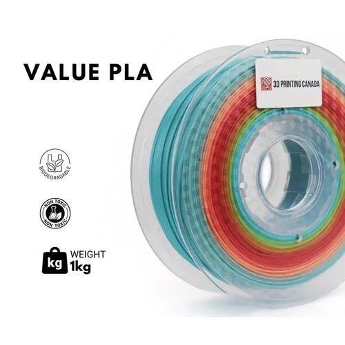 3D Printing Canada Blue - Value PLA Filament - 1.75mm, 1kg