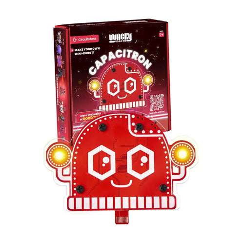 CircuitMess Wacky Robots - DIY mini robots - Capacitron, Learn about Oscillators, Transistors and Semiconductors