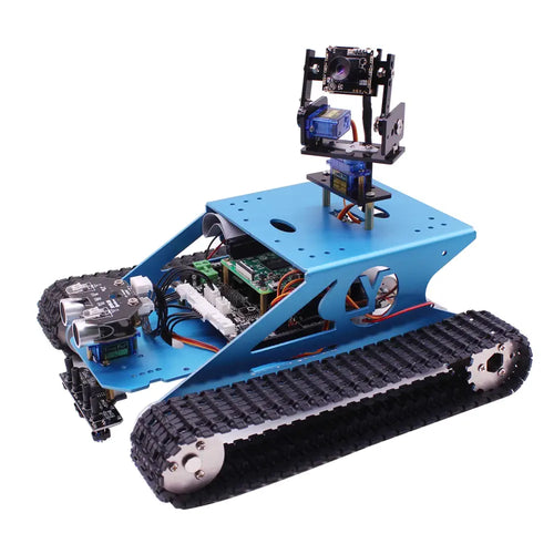 Yahboom G1 AI Vision Smart Tank Robot Kit w/ 5G Wifi Video Camera for Raspberry Pi 4B (w/o Raspberry Pi Board)