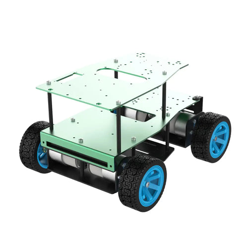 Yahboom Aluminum Alloy ROS Robot Car Chassis--Pendulous 4WD Chassis(Medium)