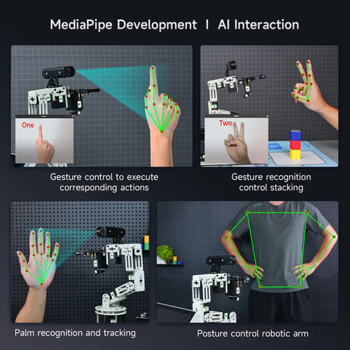 Yahboom DOFBOT Pro 3D Depth Vision Robotic Arm-Ultimate Version with Jetson NANO 4GB SUB Board