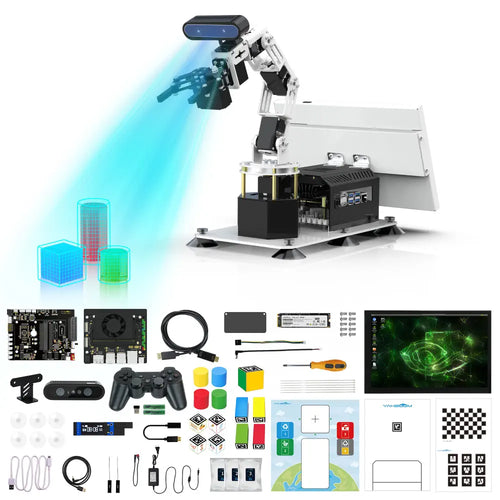 Yahboom DOFBOT Pro 3D Depth Vision Robotic Arm-Ultimate Version with Jetson Orin NX 8GB Board