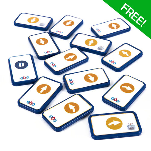 TTS 6 Blue-Bot Programmable Robots with FREE TacTile Reader and FREE 1-set Tactile Standard Tile Pack - STEM Learning Coding Robotics for Kids Age 3+