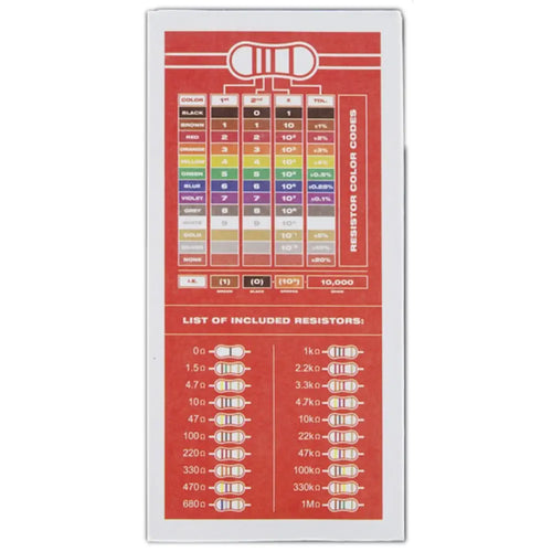 1/4W Resistor Kit (500pk)