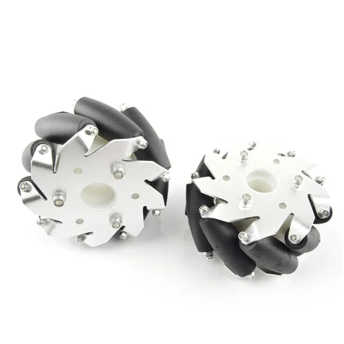 100mm Aluminum Mecanum Wheel Set (2x Left, 2x Right)