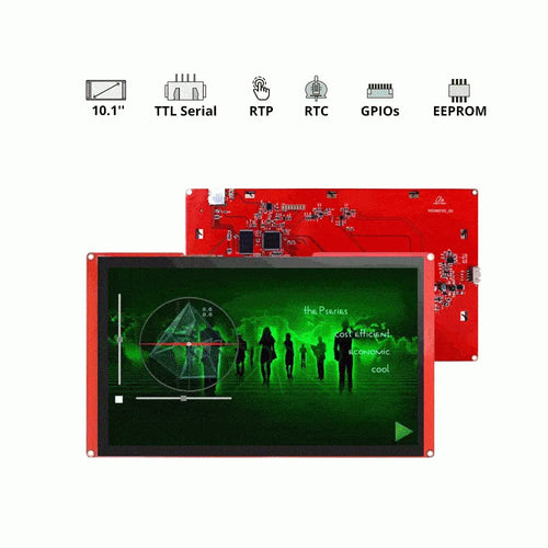 Nextion 10.1-Inch NX1060P101 Intelligent Series Resistive HMI Touch Display