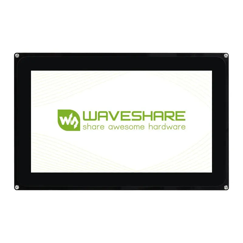 Waveshare 10.1inch Capacitive Touch LCD (F) 1024x600, Toughened Glass, IPS Panel