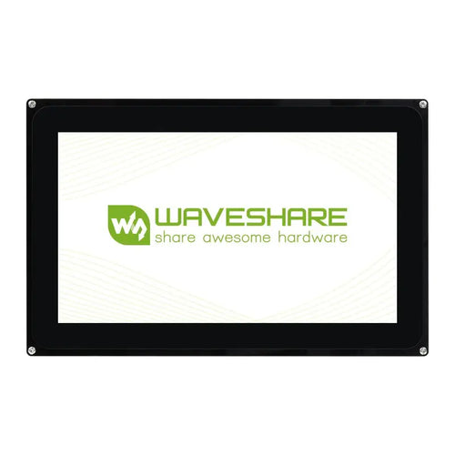 Waveshare 10.1inch Capacitive Touch LCD (F) 1024x600, Toughened Glass, IPS Panel