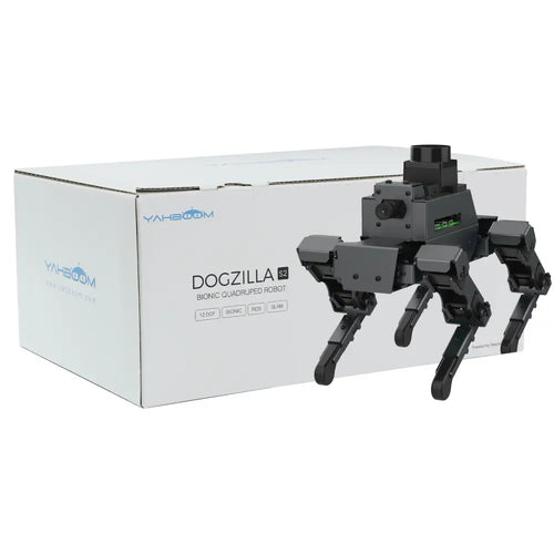 Yahboom 12DOF ROS2 Robot Dog DOGZILLA S2 with AI Vision Support Lidar Mapping Navigation for Raspberry Pi 5(without Raspberry Pi board)