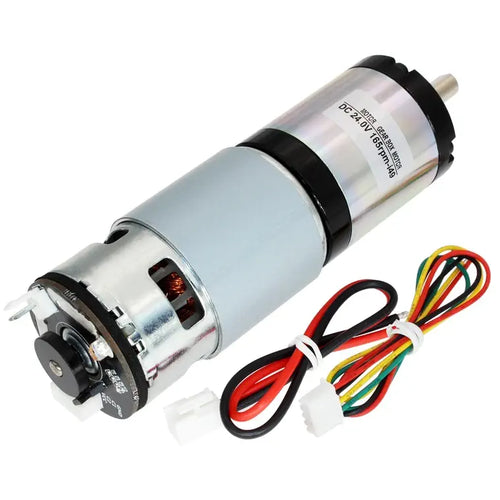 42mm High Torque Planetary Gear Motor w/ Encoder - 24V 165RPM