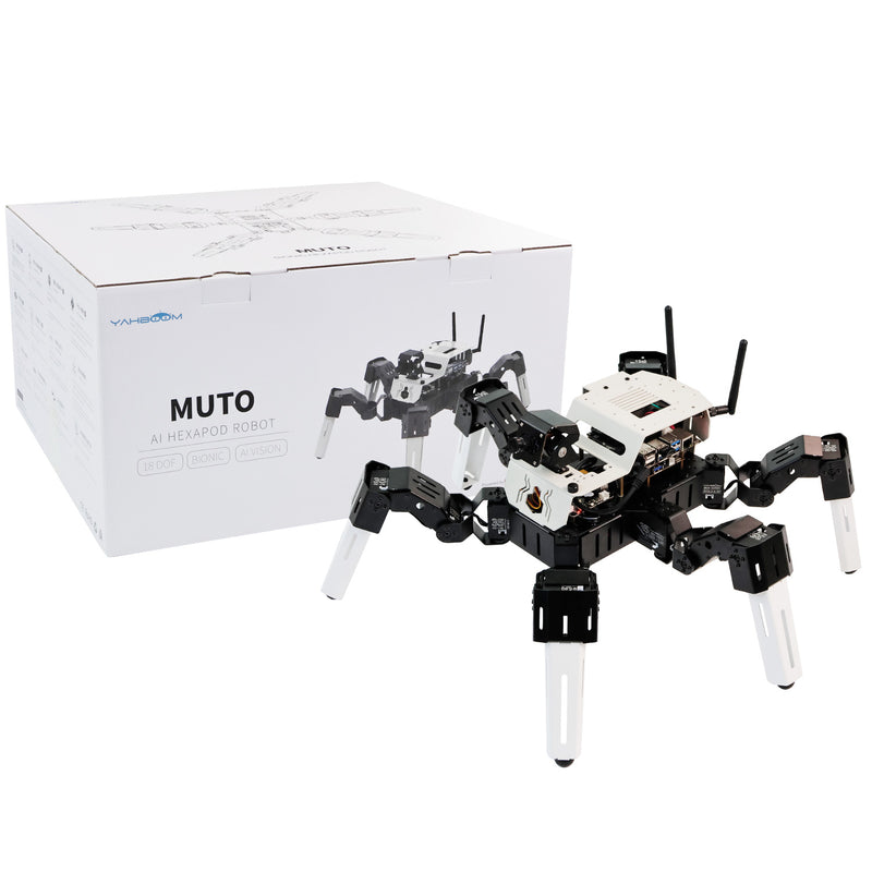 18DOF Muto S2 Hexapod Robot--Jetson NANO Version(With Jetson NANO SUB board)