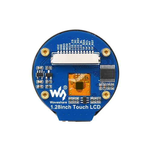 Waveshare 1.28in Round LCD Display Module w/ Touch Panel, 240x240, IPS, SPI, I2C