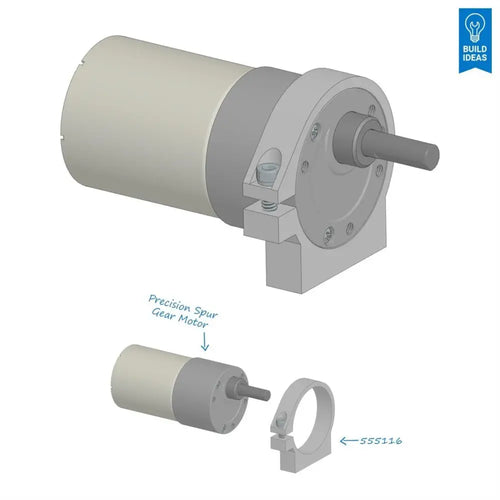 12V, 20RPM, 278oz-in Precision Gearmotor