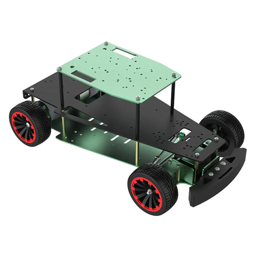 Yahboom Aluminum Alloy ROS Robot Car Chassis--Ackerman steering Chassis