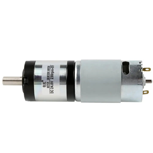 36mm Diameter High Torque Planetary Gear Motor, 24V, 23RPM