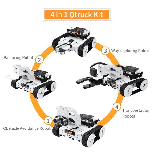 Hiwonder Qtruck Programmable Educational Robot Series w/ Various Forms (No Micro:bit incl)