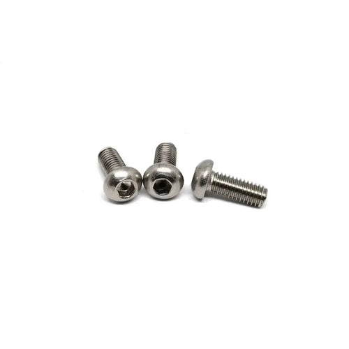 Stainless Steel Metric Thread Button Head Cap Screw (10 Pack) M5 - 25 MM