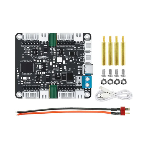 4-Channel Encoder Motor Drive Module- Module+Copper pillar+Data line+Power line