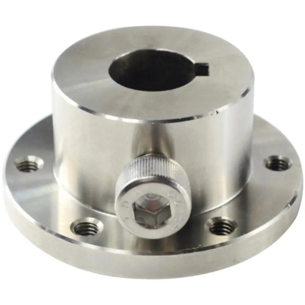 16mm Shaft Universal Stainless Mounting Key Hub - RobotShop