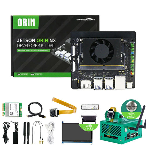 Yahboom Jetson Orin NX 16GB SUB Development Kit Based On NVIDIA Core Module For ROS AI Deep Learning(Orin NX 16GB-Superior Kit)