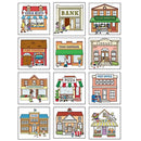 TTS Bee-Bot Programmable Robot with Community Mat and 3D Community Construction Kit Bundle - STEM Learning Coding Robot Toy for Kids Age 3+ Years