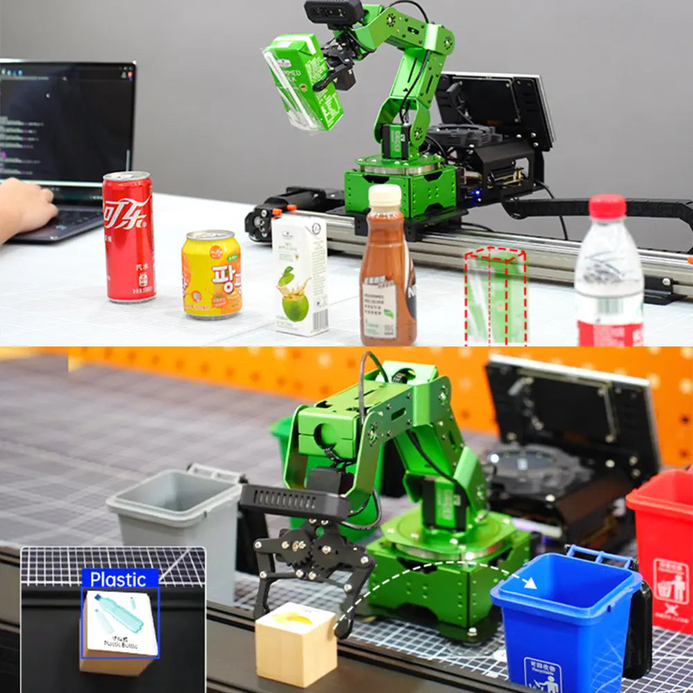 JetArm JETSON NANO Robot Arm ROS Open Source Vision Recognition Program Robot (Advanced Kit with Jetson Nano 4GB)