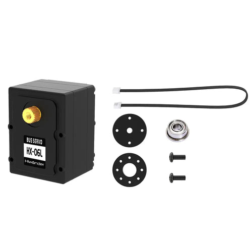 Hiwonder HX 06L Serial Bus Servo w/ Double Shaft, 6KG Torque &amp; Data Feedback Function