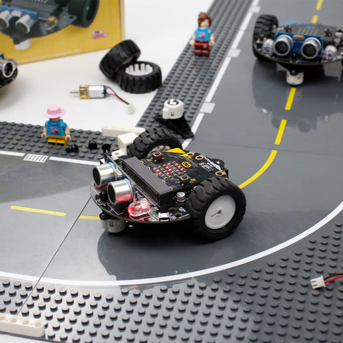 Tiny:bit Smart Robot Car for STEM Coding Education, Powered By Micro:bit (w/o Microbit Board),