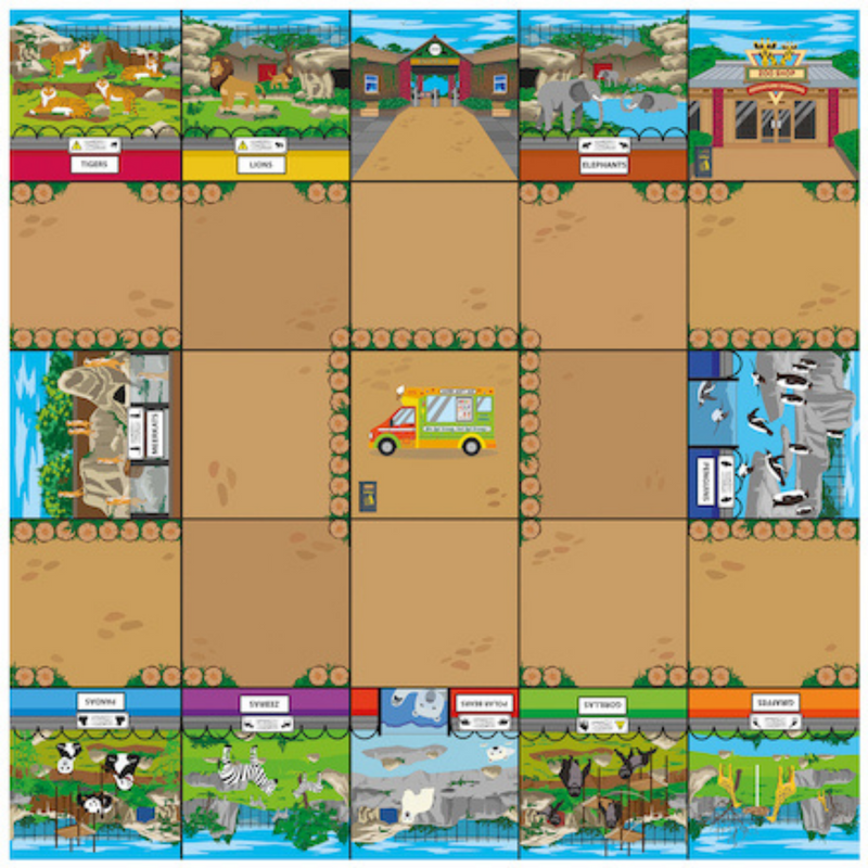TTS Zoo Mat for Bee Bot Educational Toys for Kids Product