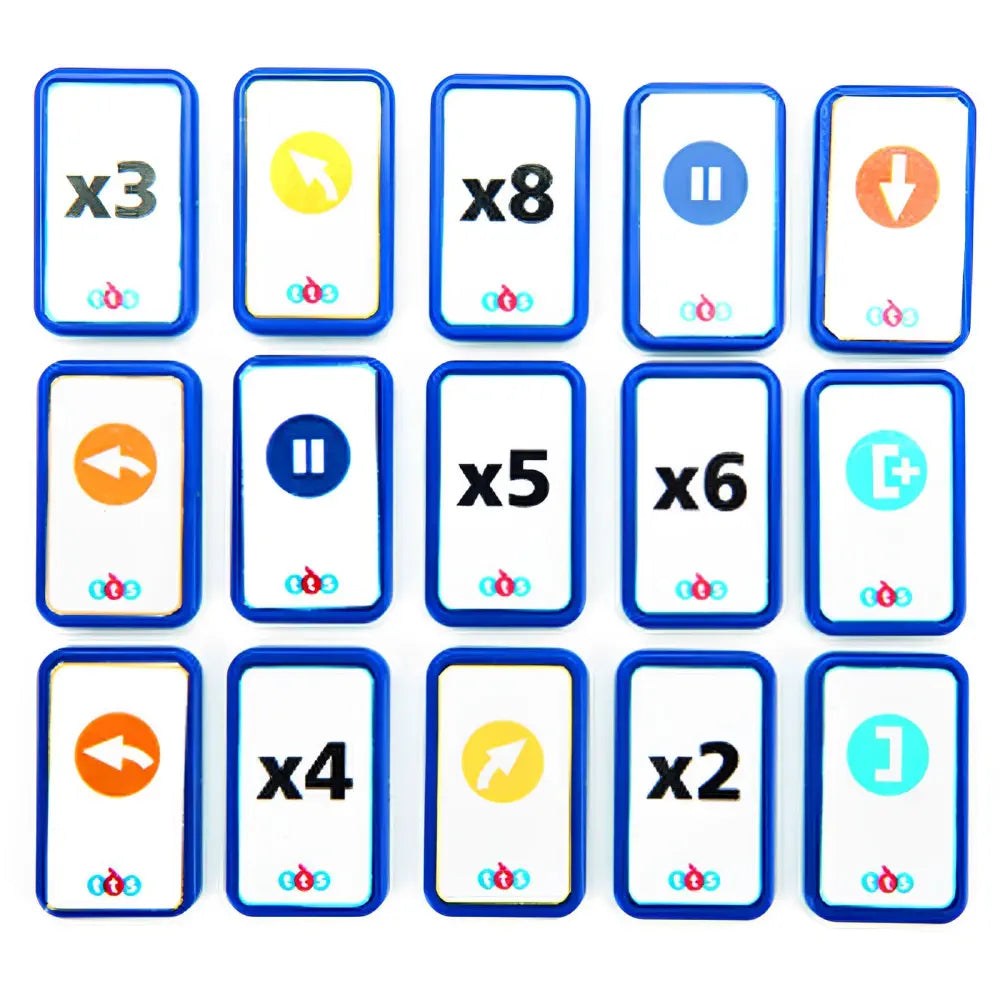 TTS Blue-Bot TacTile Standard Tile Pack - 25 Tactiles Coding Extension Kit for Blue-Bot Robot - 45° Turns Repeat Commands STEM Learning Coding System for Kids &amp; Classrooms | EL00546