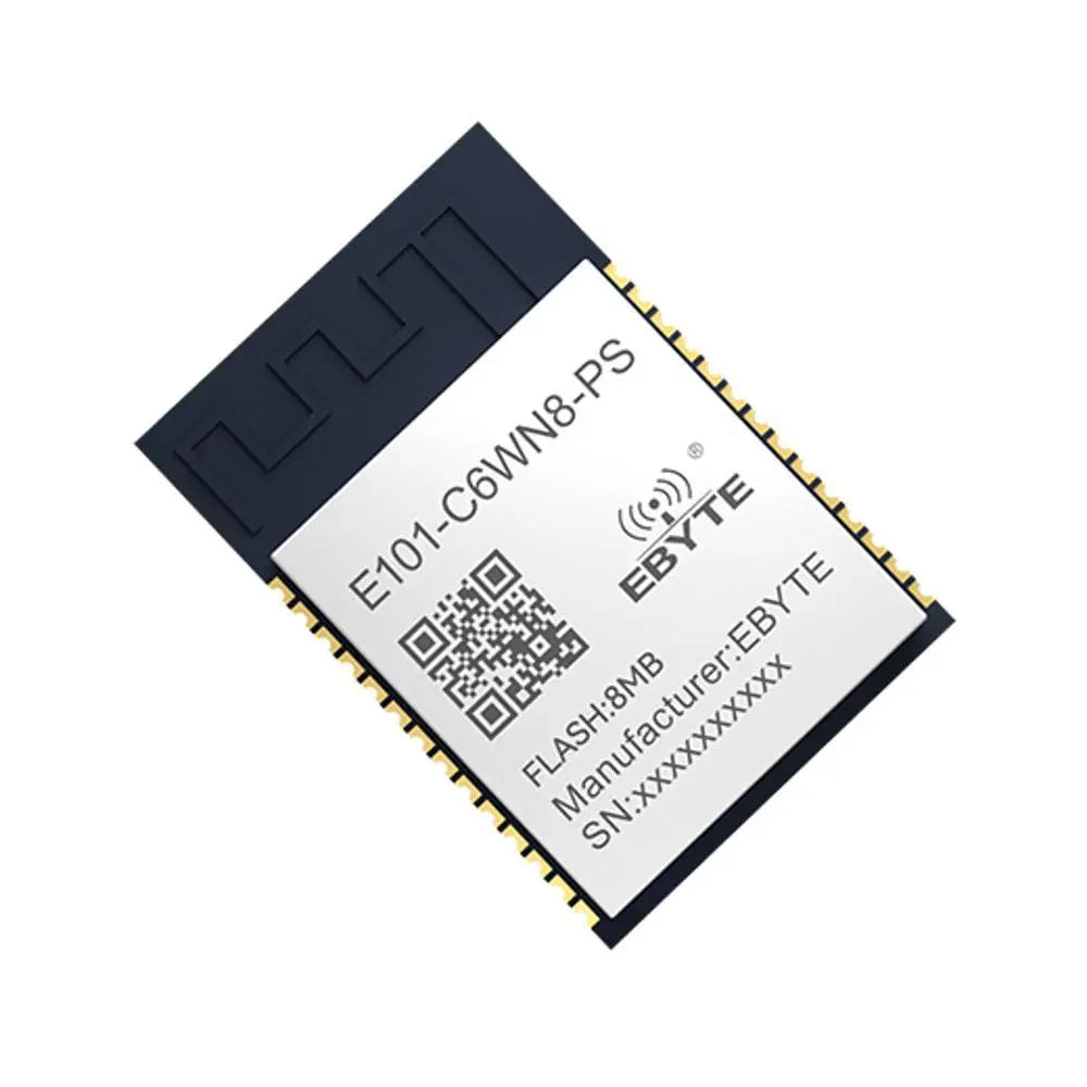 E101-C6WN8-PS Built-in ESP32-C6 series chip UART, I2C, SPI interface WiFi6+BLE5.3 Dual-core WiFi module