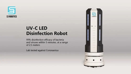 UVC LED Disinfection Robot w/ HEPA Air Filter System