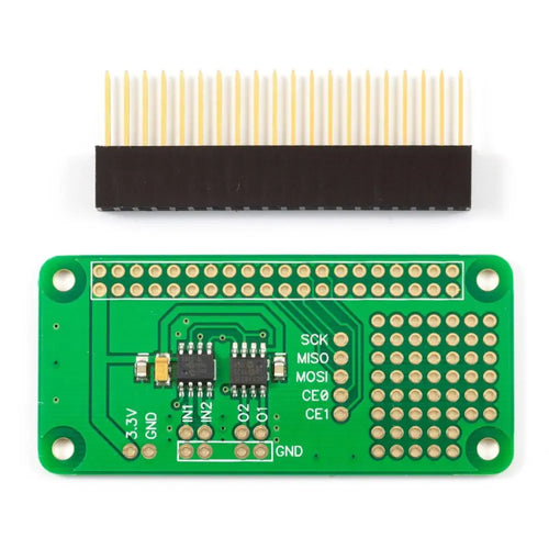 2 Channel 12-bit Analog to Digital Converter / DAC for Raspberry Pi Zero