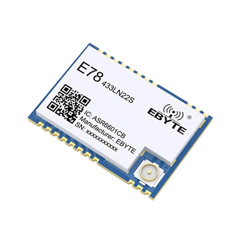 E78-433LN22S(6601) ASR6601 solution, low power consumption, wireless transparent transmission, LoRaWan node module