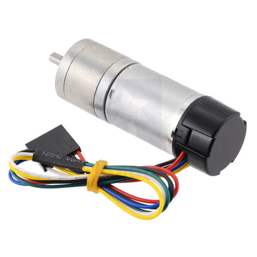 Pololu 20.4:1 Metal Gearmotor 25Dx65L mm LP 6V with 48 CPR Encoder