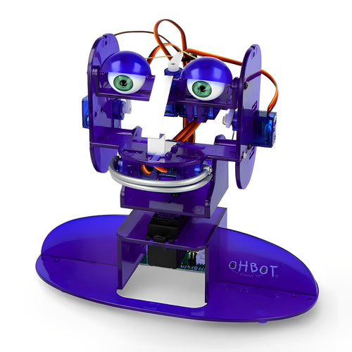 Ohbot 2.1 Assembled Programmable Robot for Kids, Text-to-Speech, Educational STEM Coding Toy
