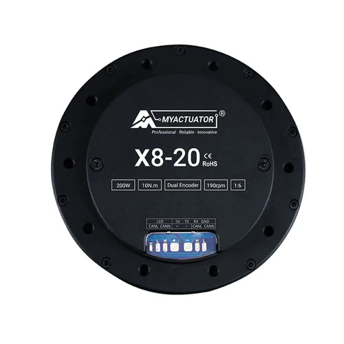 MYACTUATOR RMD X8pro V3, CAN Bus, Reduction Ratio 1:6, Helical Gear, w/ New Driver MC X 500O
