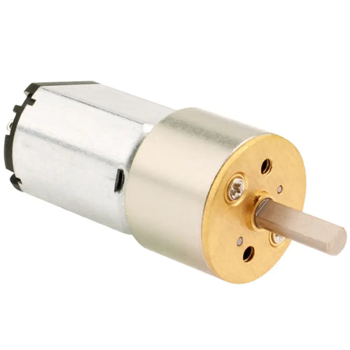 100:1 Metal Gearmotor 15.5Dx32.6L mm, 6V 120 RPM